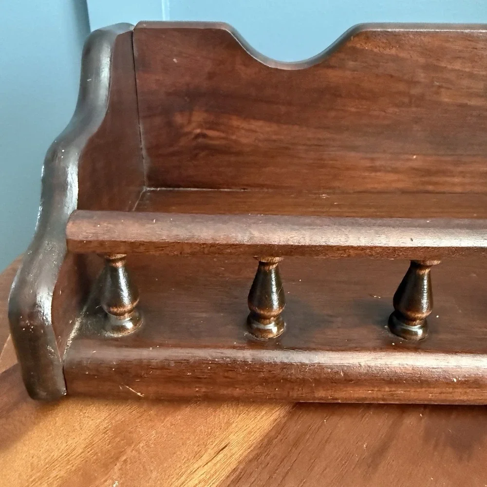 Vintage‎ Wood Wall Shelf 17